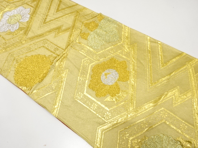 Japanese Kimono / Antique / Fukuro Obi Silk